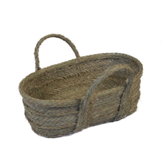 Leñera ovalada de dos asas