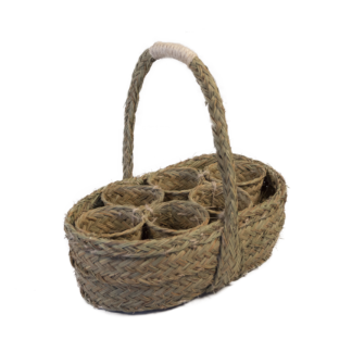 Cesta botellero ovalada