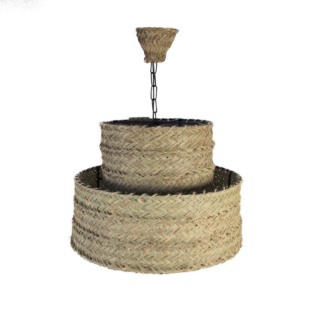 Lámpara invertida redonda doble