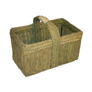 Cesta rectangular armazón de forja