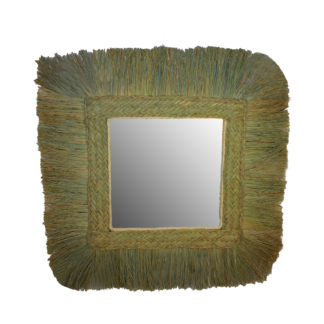 Espejo cuadrado con forma de sol