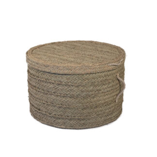 Mesa redonda con tapadera