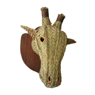 Trofeo de cabeza de jirafa