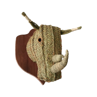 Trofeo de cabeza de rinoceronte